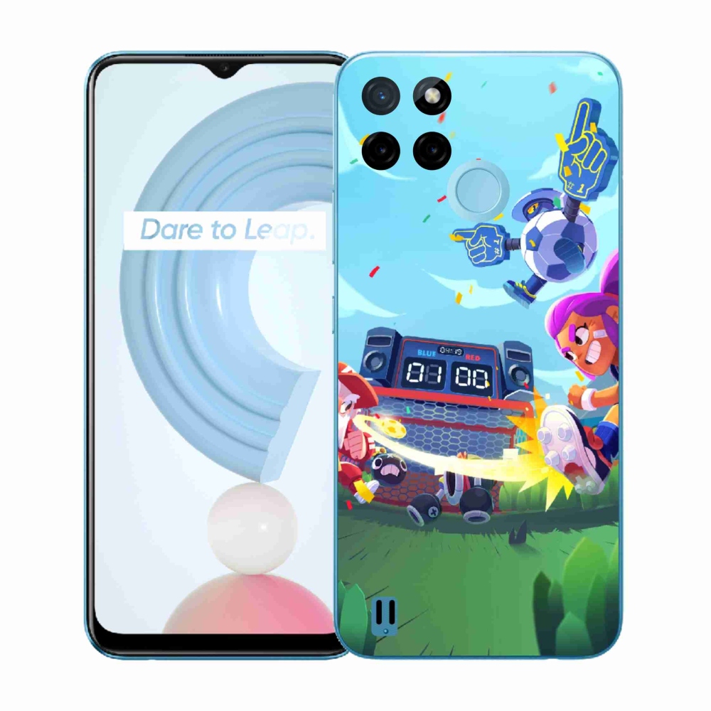 Zselés borítás mmCase a Realme C21Y/C25Y készülékhez - brawl stars 1