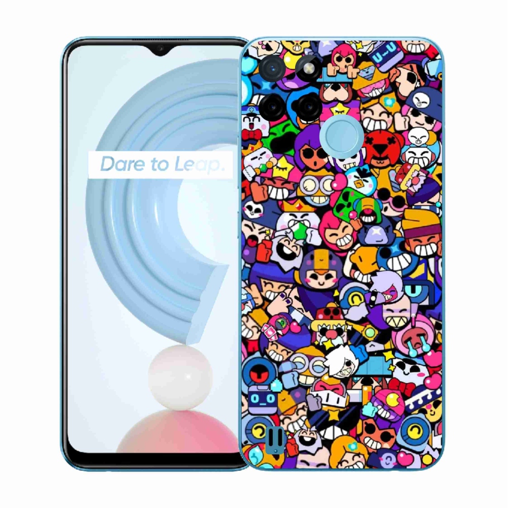 Gél borítás mmCase a Realme C21Y/C25Y készülékhez - brawl stars 2
