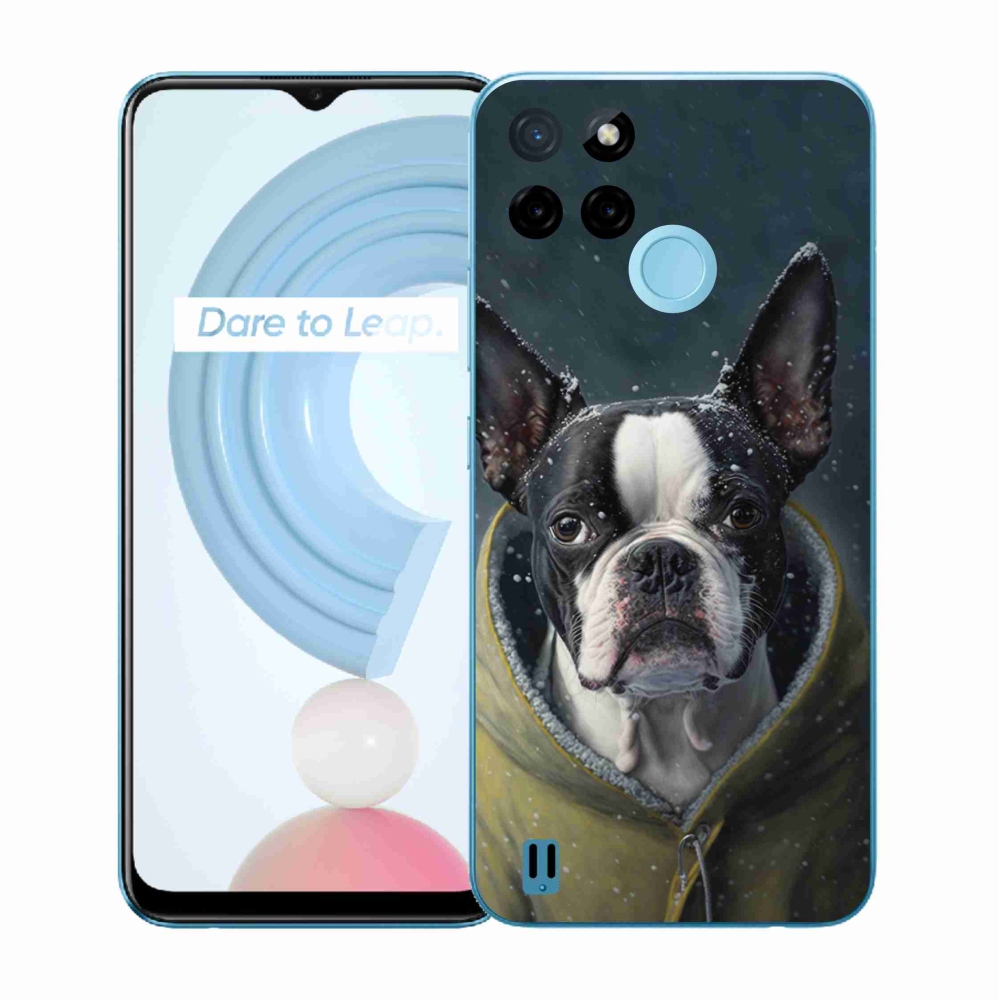 Zselés borítás mmCase a Realme C21Y/C25Y készülékhez - bulldog