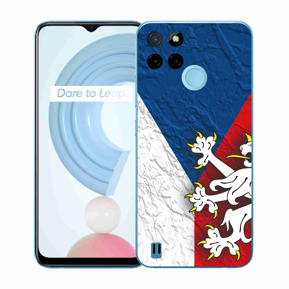 Zselés tok mmCase a Realme C21Y/C25Y készülékhez - cseh zászló 1