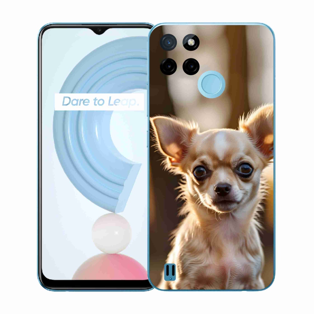 Zselés borítás mmCase a Realme C21Y/C25Y készülékhez - chihuahua 6