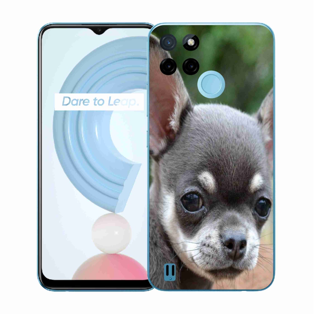 Zselés borítás mmCase a Realme C21Y/C25Y készülékhez - chihuahua
