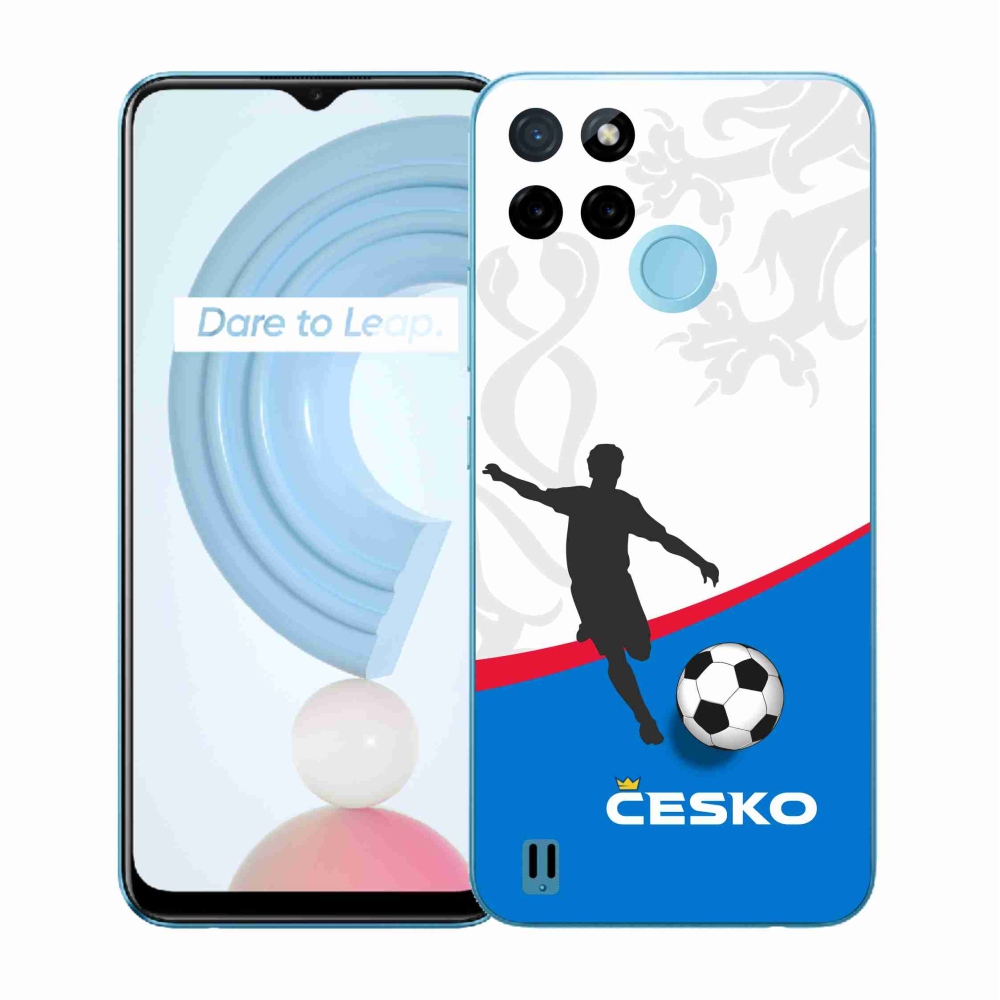 Gél borítás mmCase for Realme C21Y/C25Y - futball Csehország 1