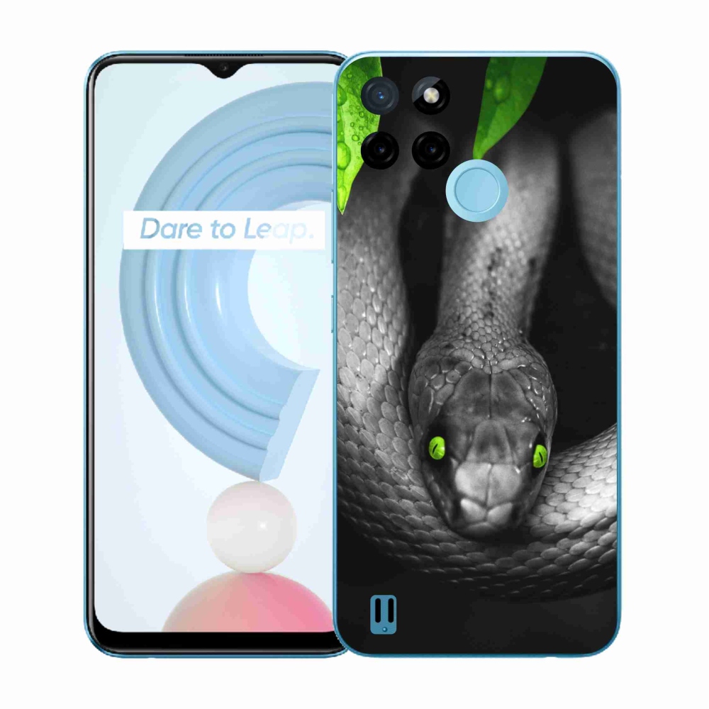 Zselés borítás mmCase a Realme C21Y/C25Y készülékhez - kígyó
