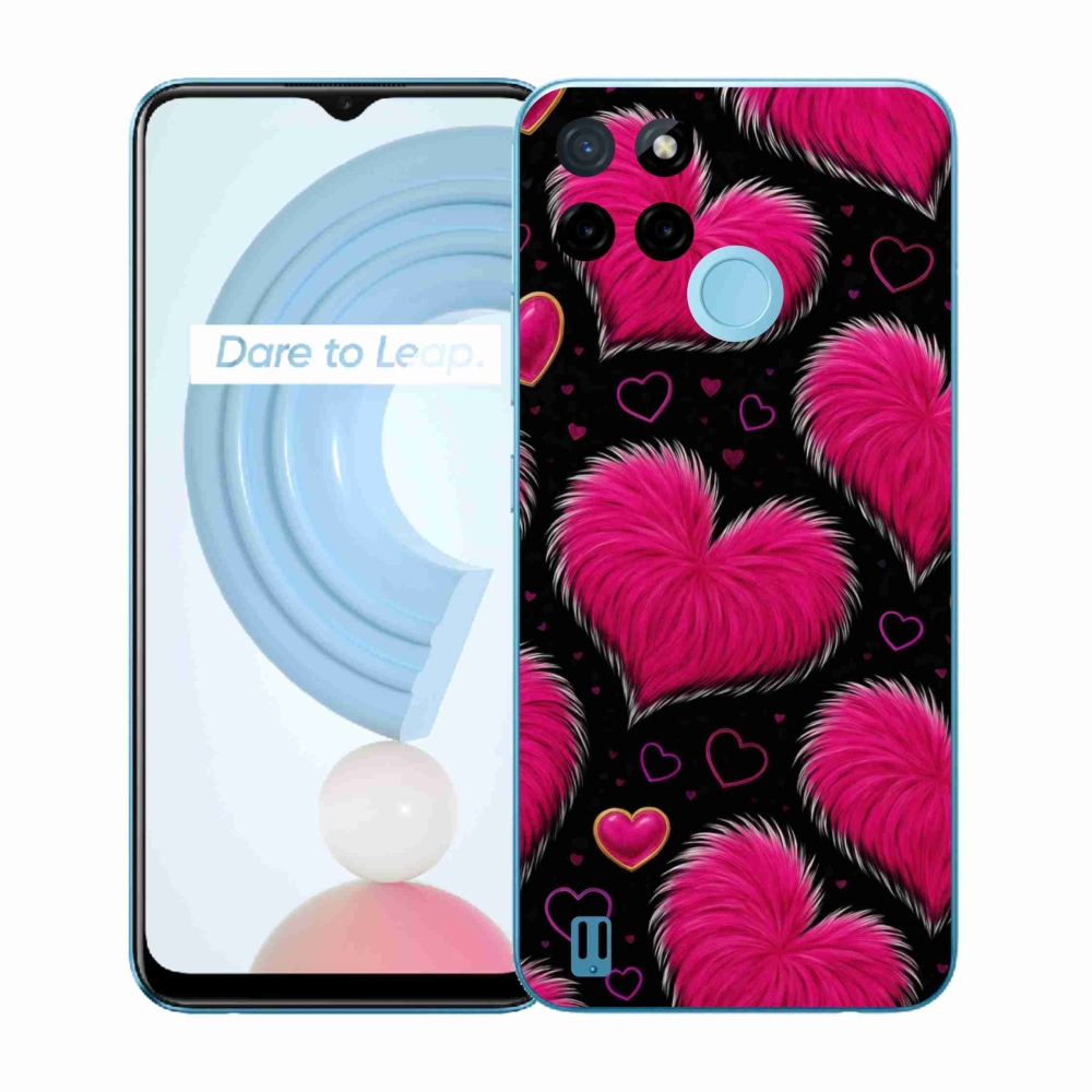 Zselés borító mmCase a Realme C21Y/C25Y készülékhez - puha szív