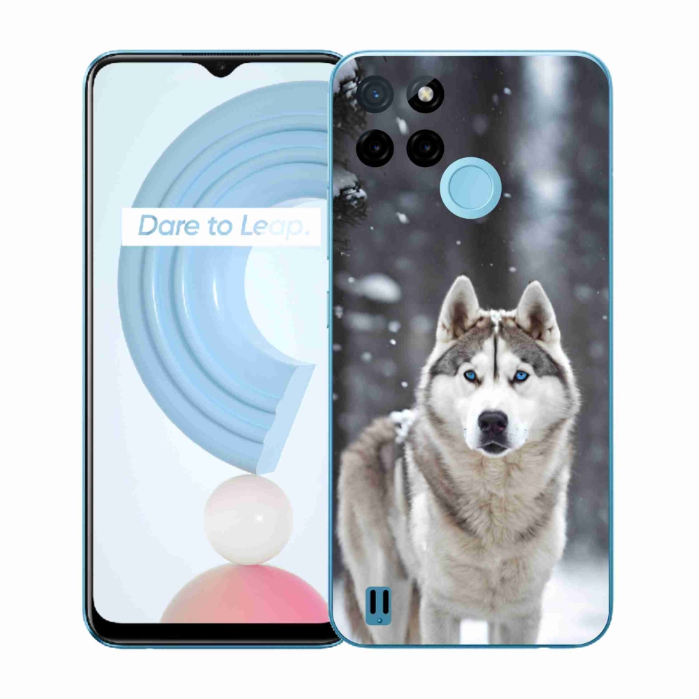 Zselés borítás mmCase a Realme C21Y/C25Y készülékhez - husky 2