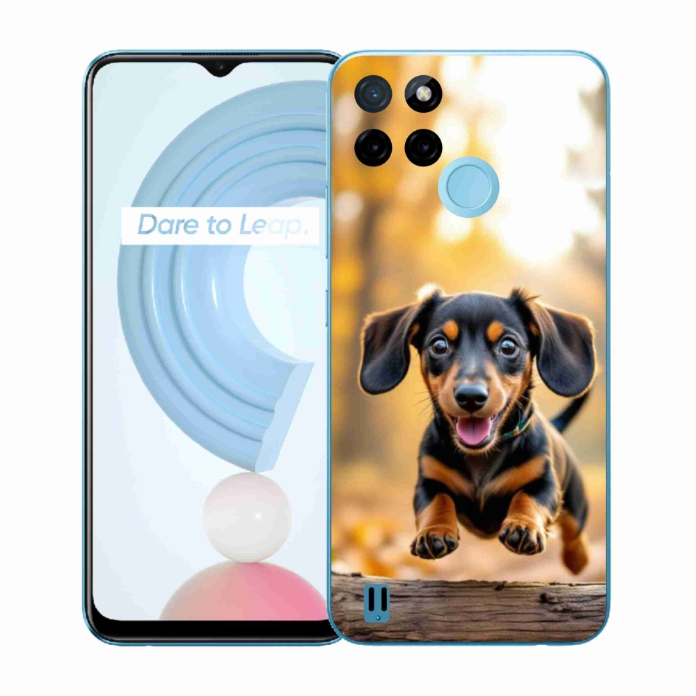 Zselés borítás mmCase a Realme C21Y/C25Y készülékhez - tacskó 2