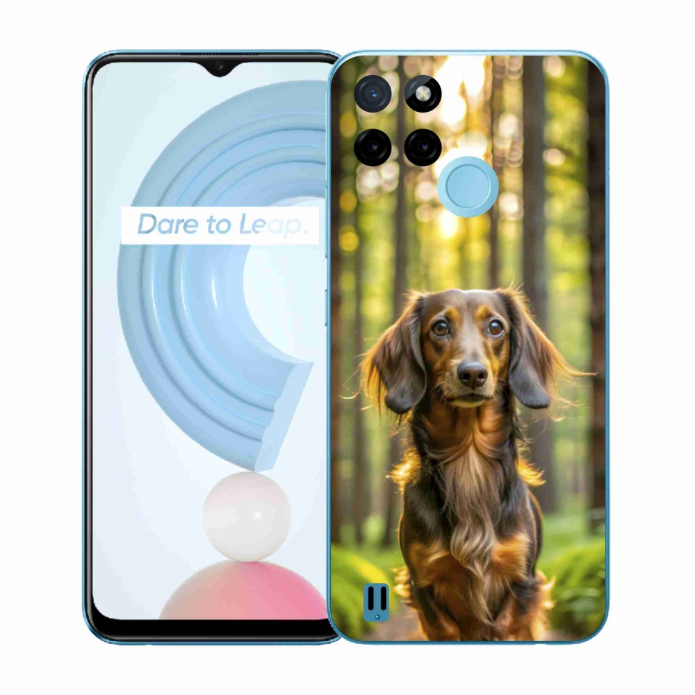 Zselés borítás mmCase a Realme C21Y/C25Y készülékhez - tacskó 4
