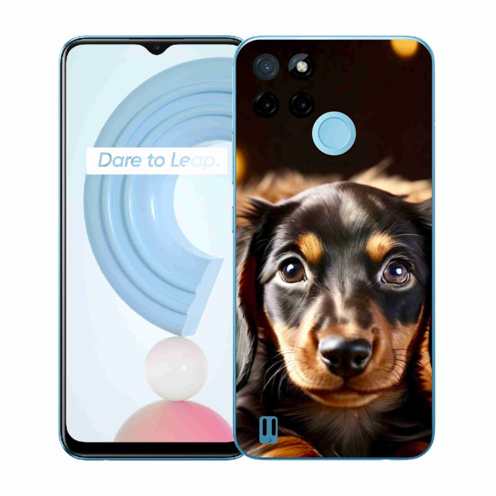 Zselés borító mmCase a Realme C21Y/C25Y készülékhez - tacskó