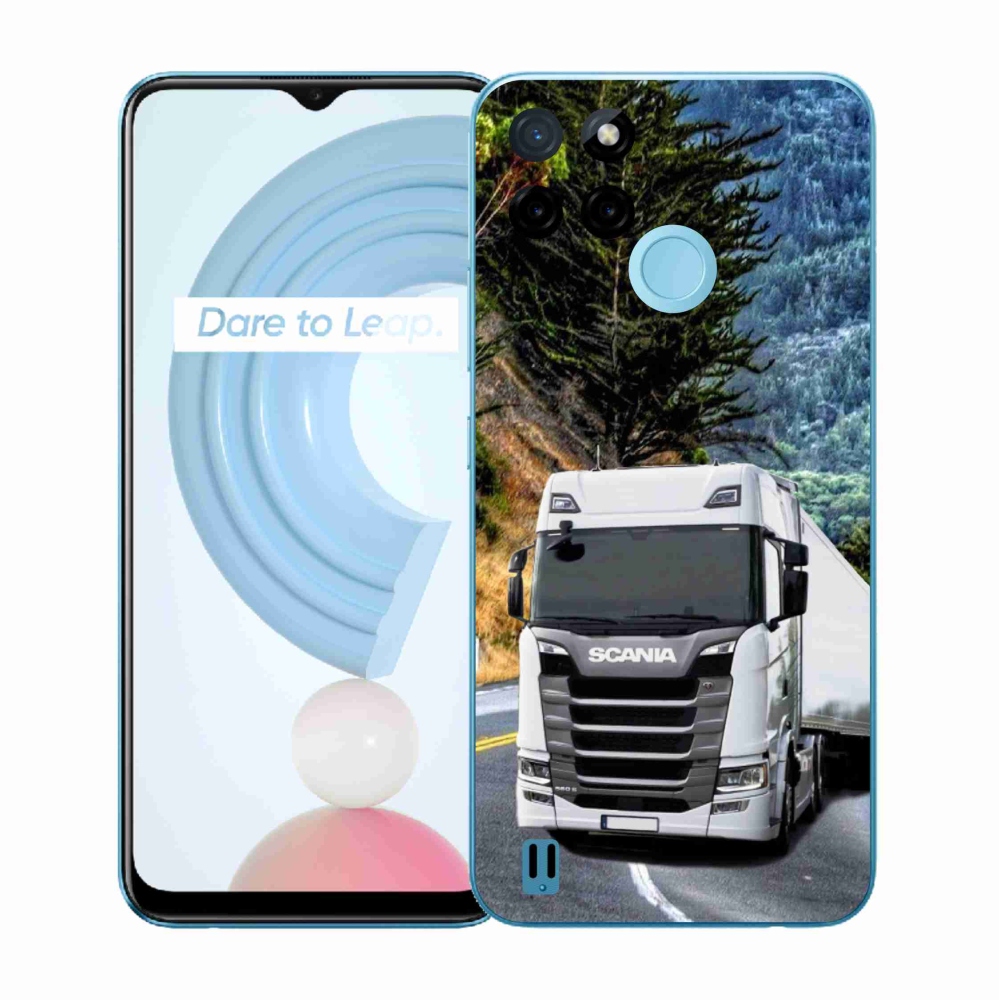 Zselés tok mmCase a Realme C21Y/C25Y készülékhez - teherautó 1