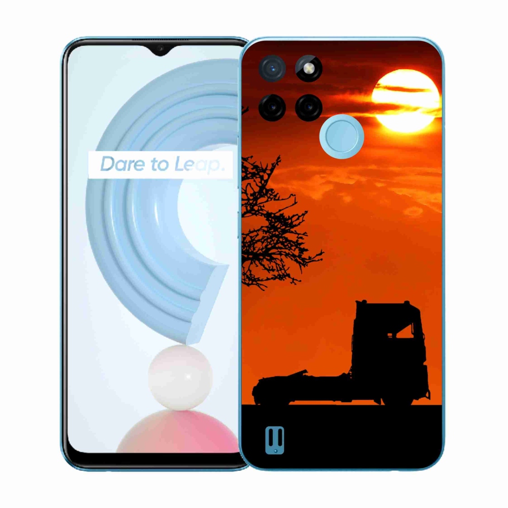 Zselés borítás mmCase a Realme C21Y/C25Y készülékhez - teherautó 3