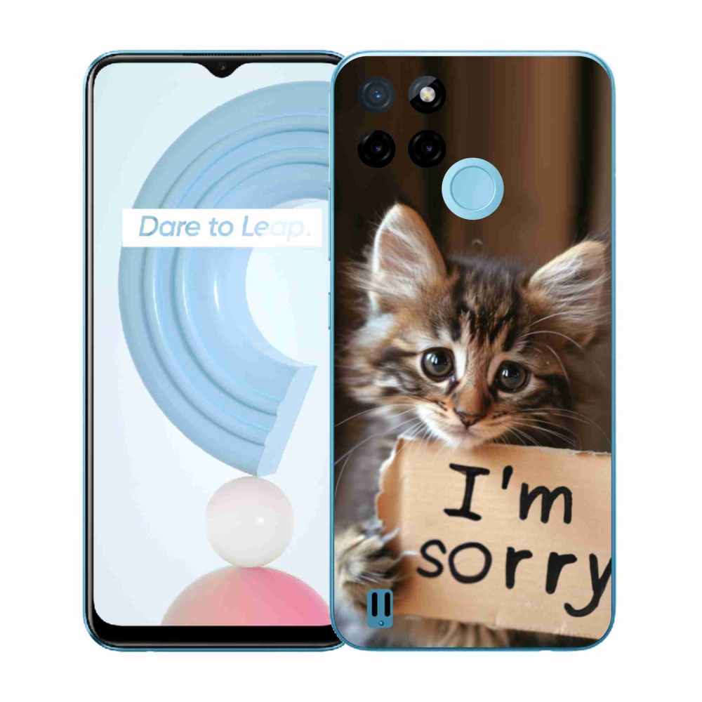 Gél borítás mmCase a Realme C21Y/C25Y készülékhez - Pussycat kifogás