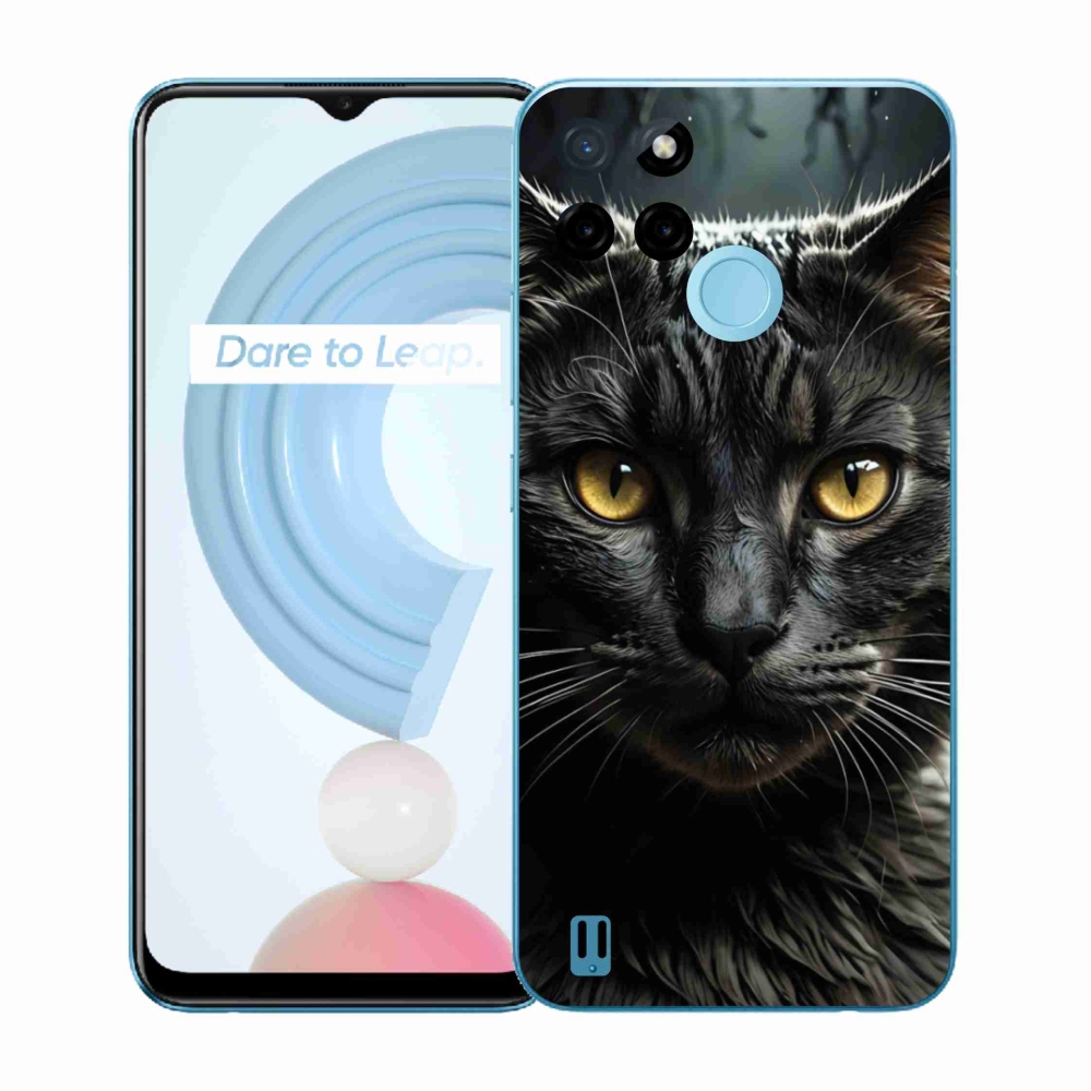 Zselés borítás mmCase a Realme C21Y/C25Y készülékhez - cat view 3