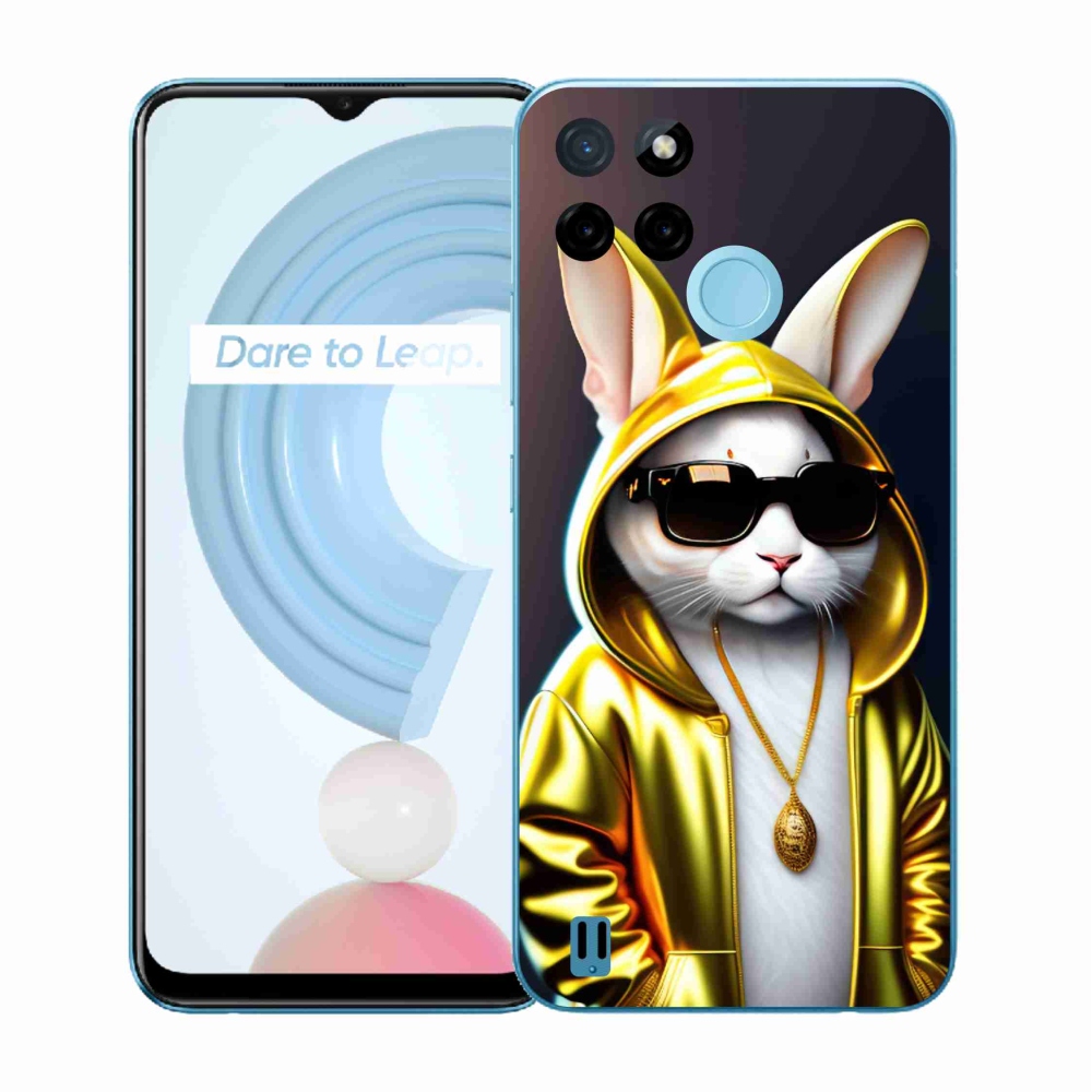 Zselés borítás mmCase a Realme C21Y/C25Y készülékhez - cat boss