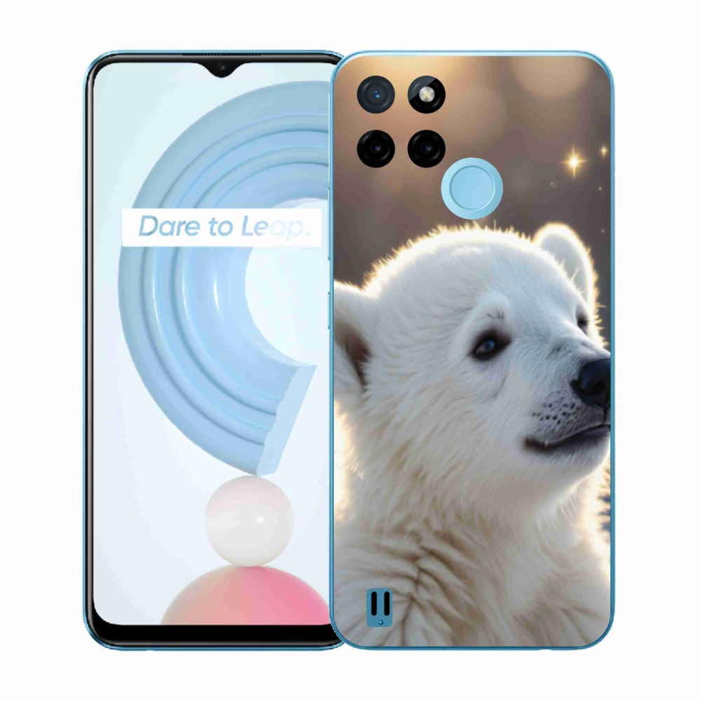 Zselés tok mmCase a Realme C21Y/C25Y készülékhez - jegesmedve