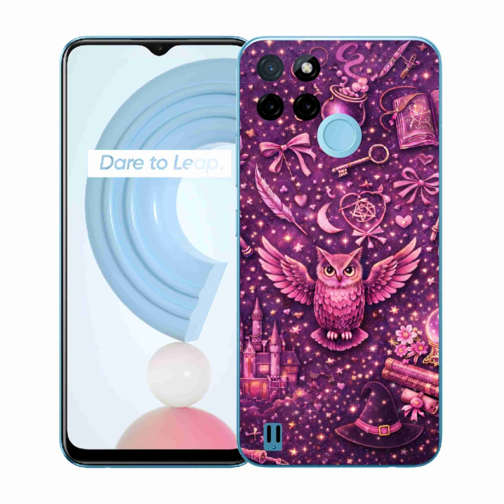 Zselés borító mmCase a Realme C21Y/C25Y készülékhez - varázslatos világ