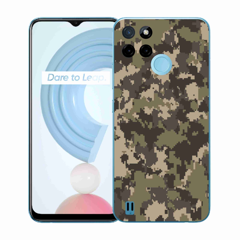 Zselés borítás mmCase a Realme C21Y/C25Y készülékhez - terepszínű minta 12