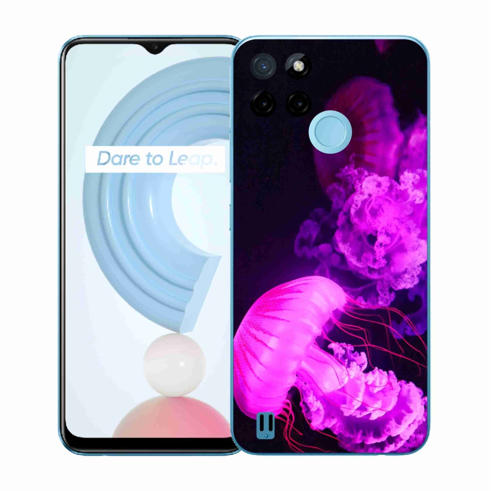 Zselés tok mmCase a Realme C21Y/C25Y készülékhez - medúza 1