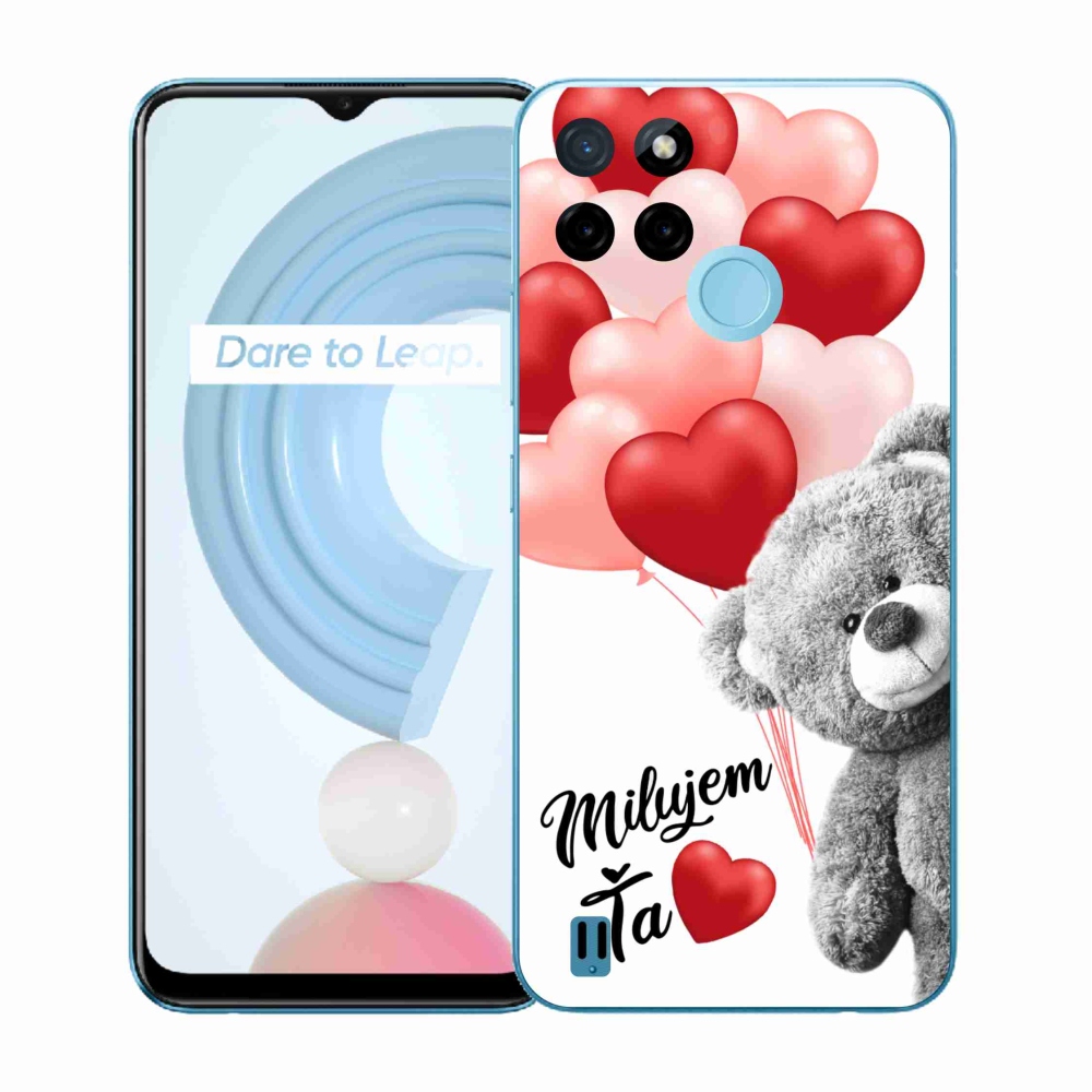 Zselés borítás mmCase a Realme C21Y/C25Y készülékhez - I love you en