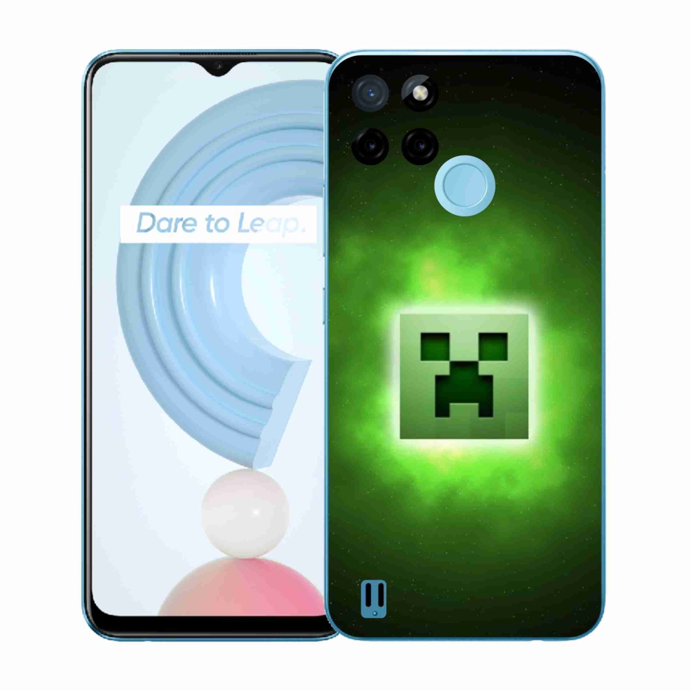 Zselés borítás mmCase a Realme C21Y/C25Y készülékhez - minecraft