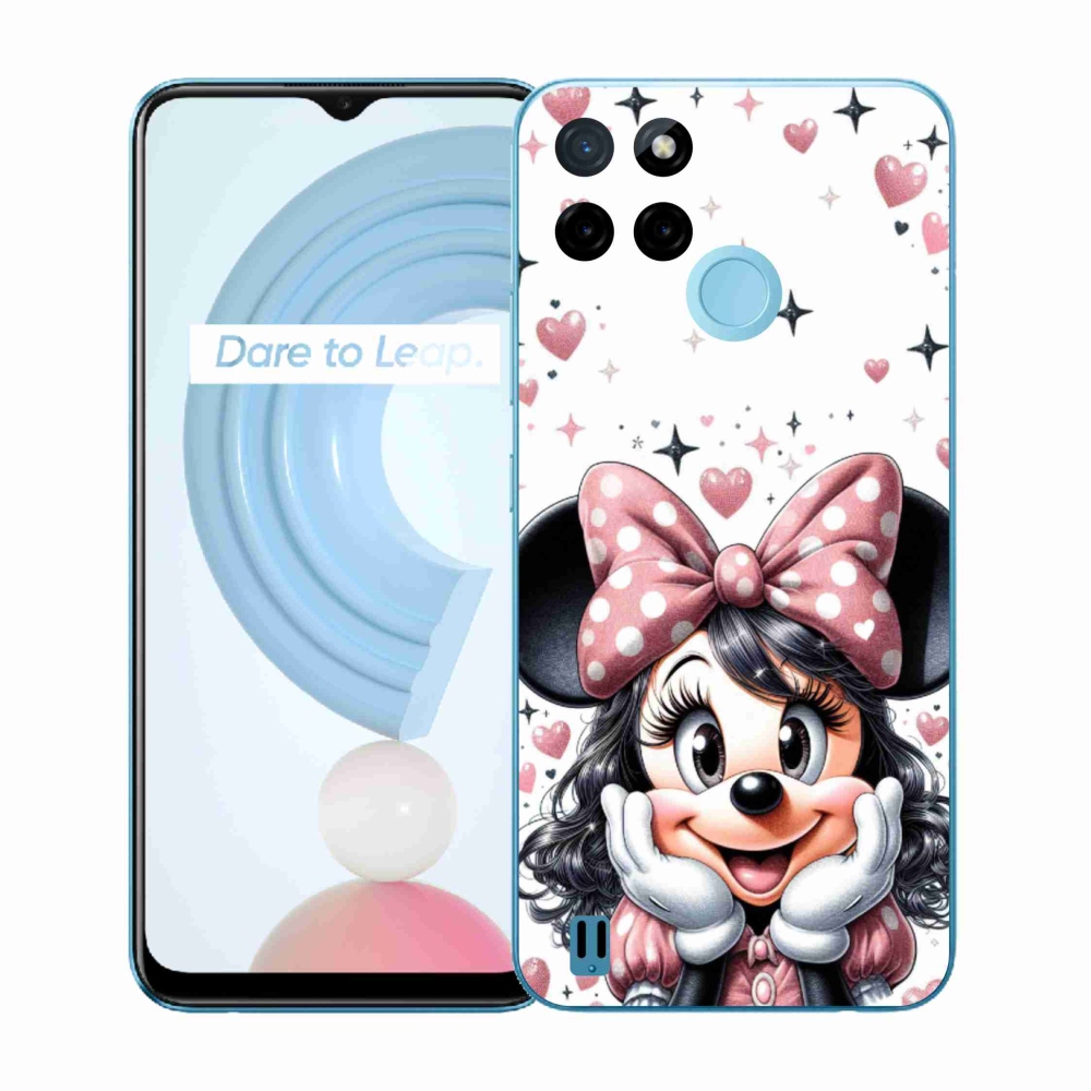 Zselés tok mmCase a Realme C21Y/C25Y készülékhez - minnie
