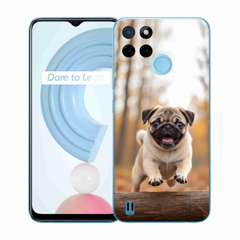 Zselés borítás mmCase a Realme C21Y/C25Y készülékhez - mopsz 2