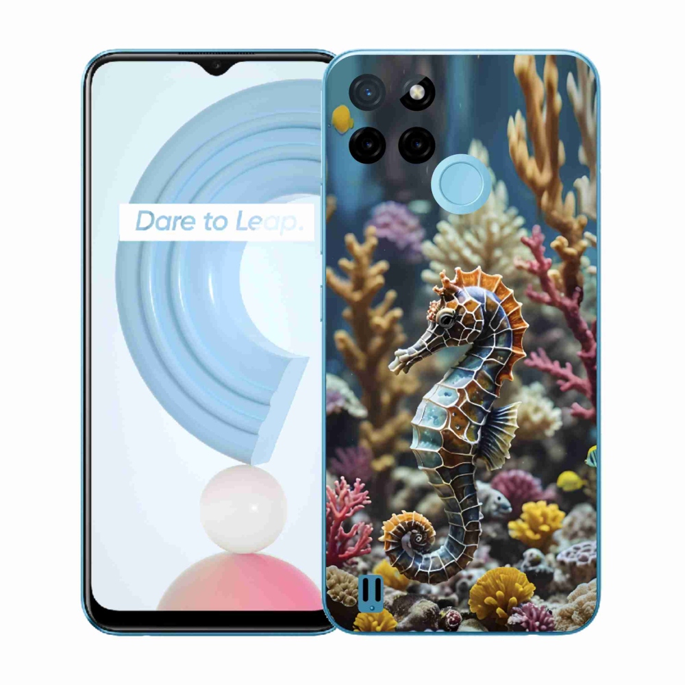 Zselés borító mmCase a Realme C21Y/C25Y készülékhez - csikóhal 2