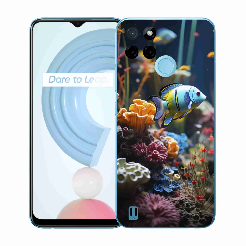 Zselés borítás mmCase a Realme C21Y/C25Y készülékhez - Sea World 5