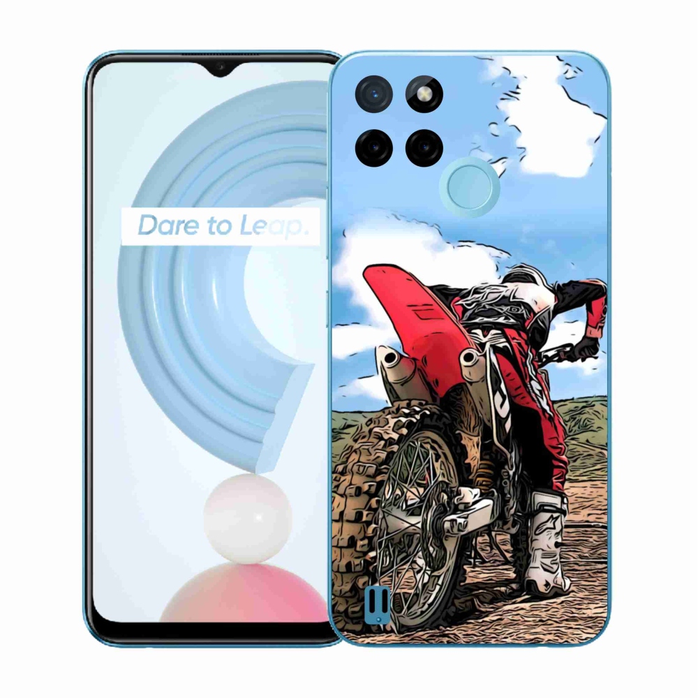 Zselés borítás mmCase a Realme C21Y/C25Y készülékhez - moto