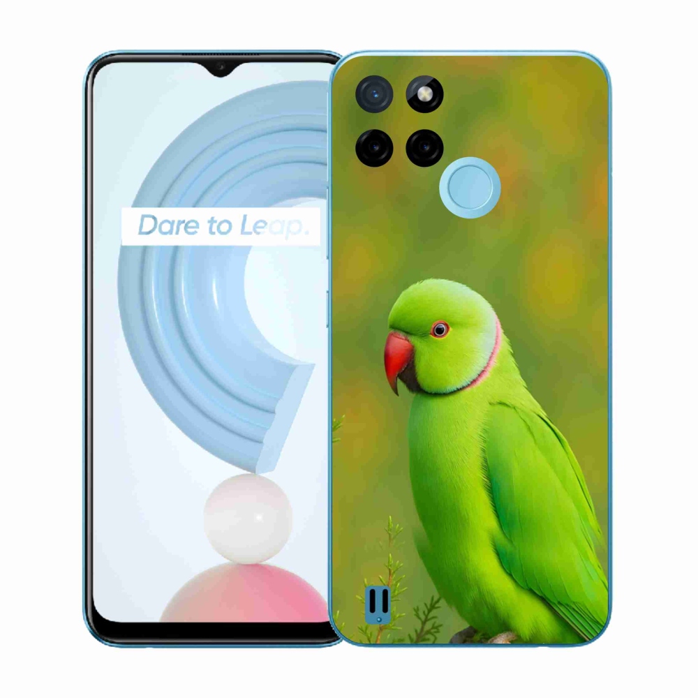 Zselés borítás mmCase a Realme C21Y/C25Y készülékhez - parrot alexander 2