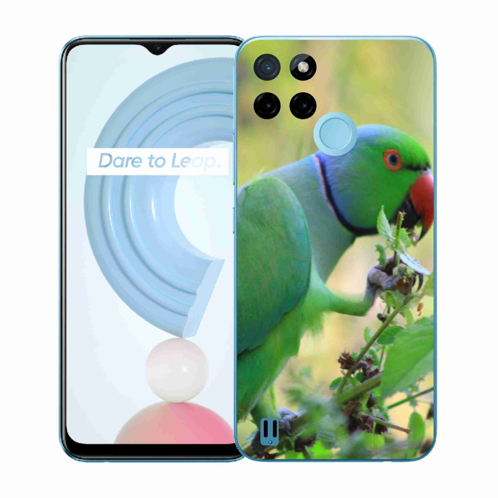 Zselés borítás mmCase a Realme C21Y/C25Y készülékhez - parrot alexandr