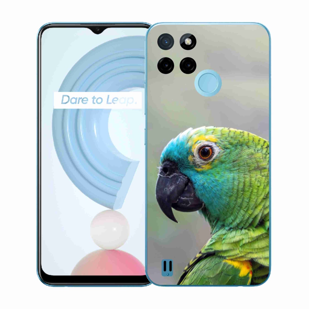 Zselés borítás mmCase a Realme C21Y/C25Y készülékhez - Amazon papagáj