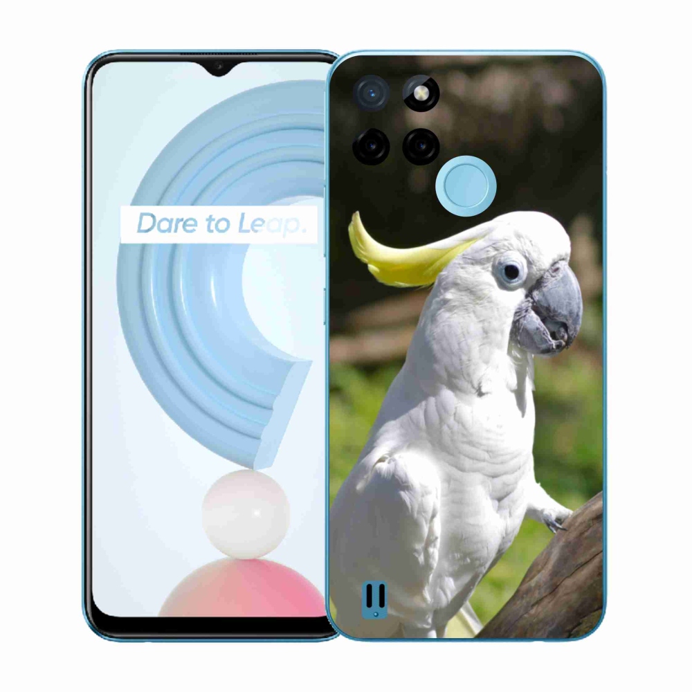 Zselés borítás mmCase a Realme C21Y/C25Y készülékhez - papagáj kakadu 2