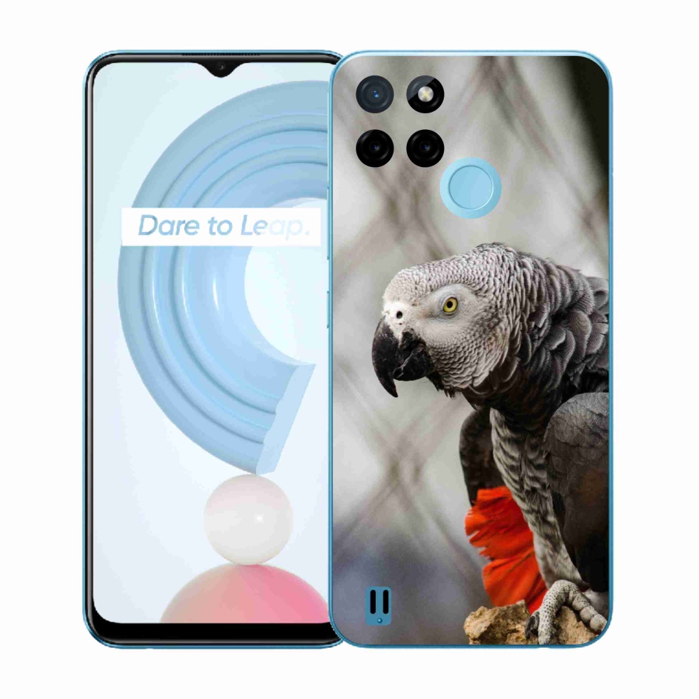 Zselés borítás mmCase a Realme C21Y/C25Y készülékhez - parrot jacco 3
