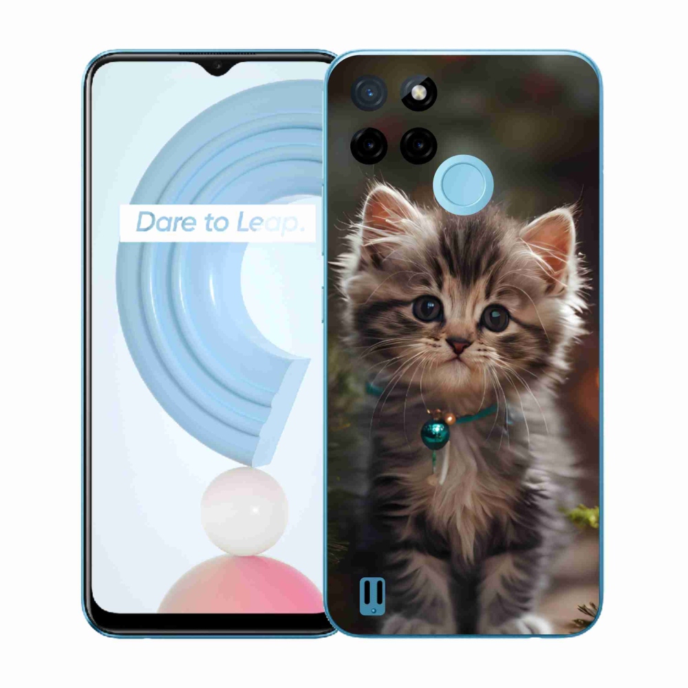 Gél borítás mmCase a Realme C21Y/C25Y készülékhez - aranyos cica 11