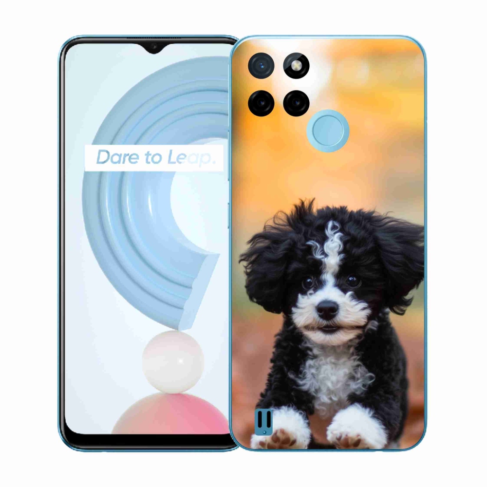 Zselés borítás mmCase a Realme C21Y/C25Y készülékhez - aranyos kiskutya 2