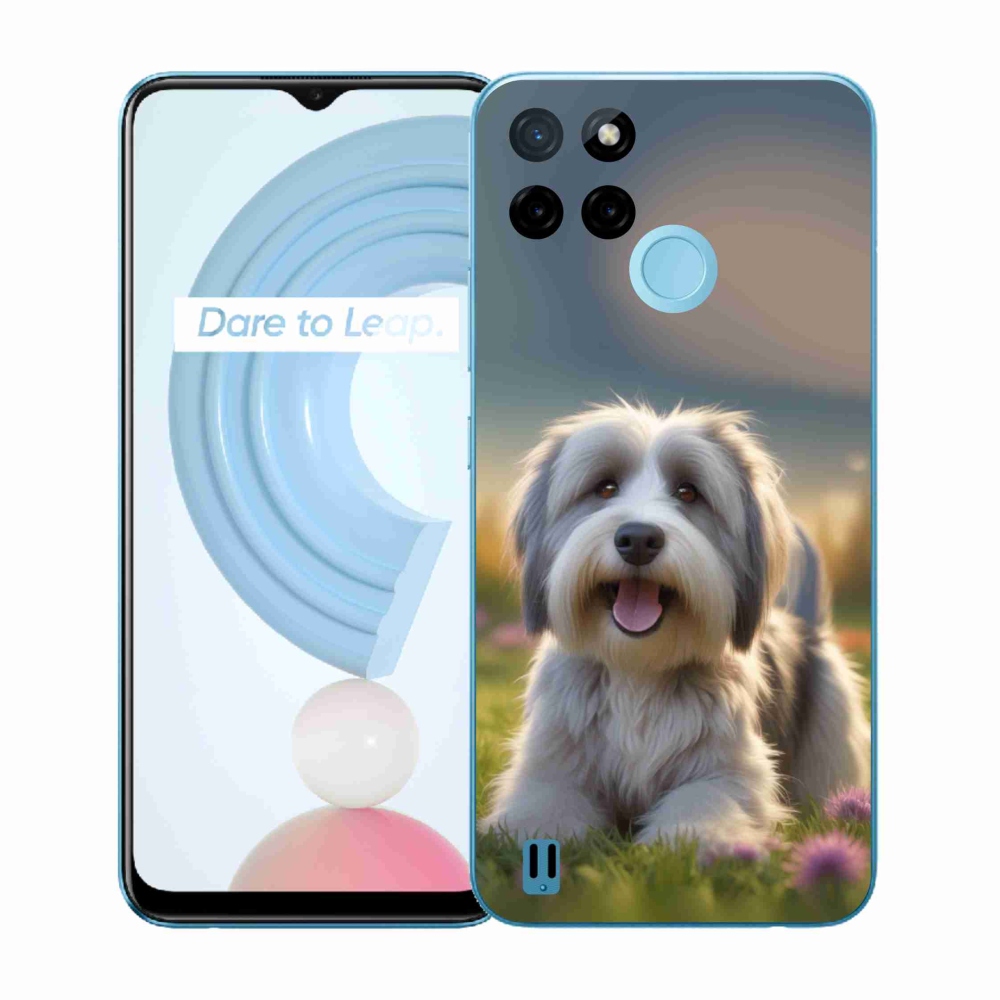 Gél borítás mmCase a Realme C21Y/C25Y készülékhez - aranyos havanese kutya