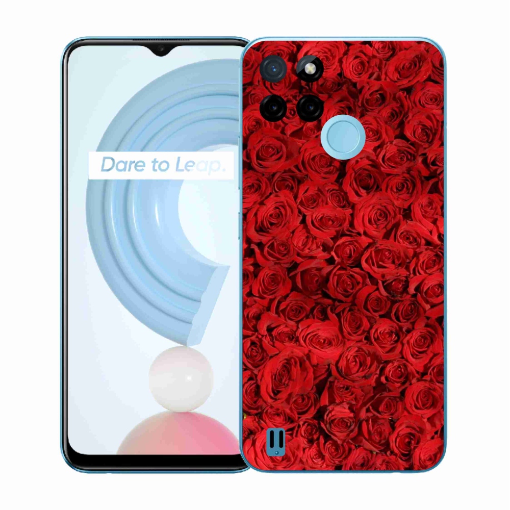 Zselés tok mmCase a Realme C21Y/C25Y készülékhez - rózsaszínű