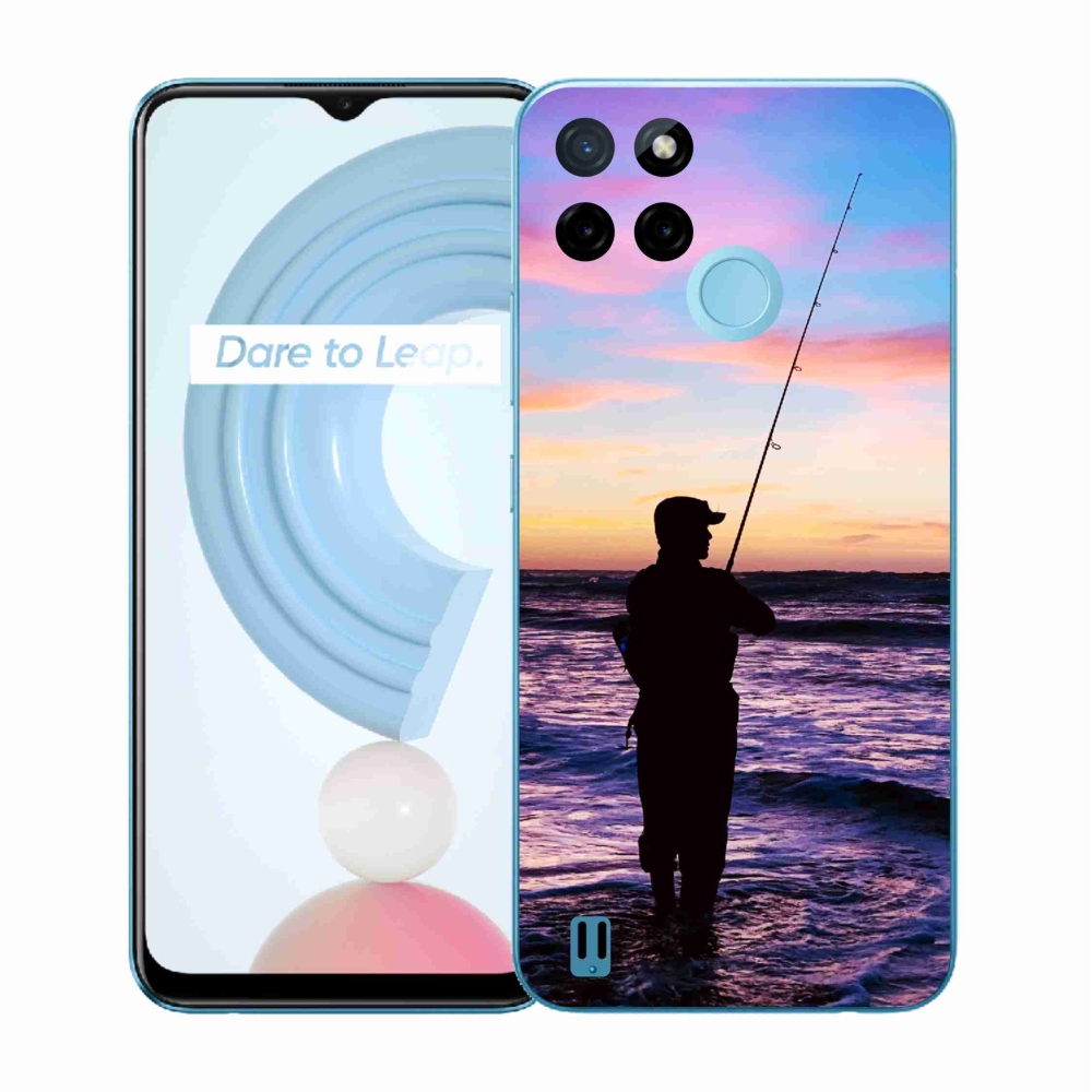 Zselés borítás mmCase a Realme C21Y/C25Y készülékhez - halászat 1