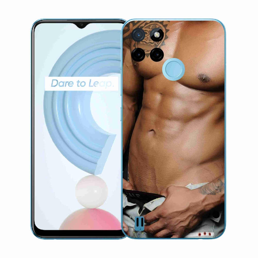 Gél borítás mmCase a Realme C21Y/C25Y készülékhez - szexi férfi