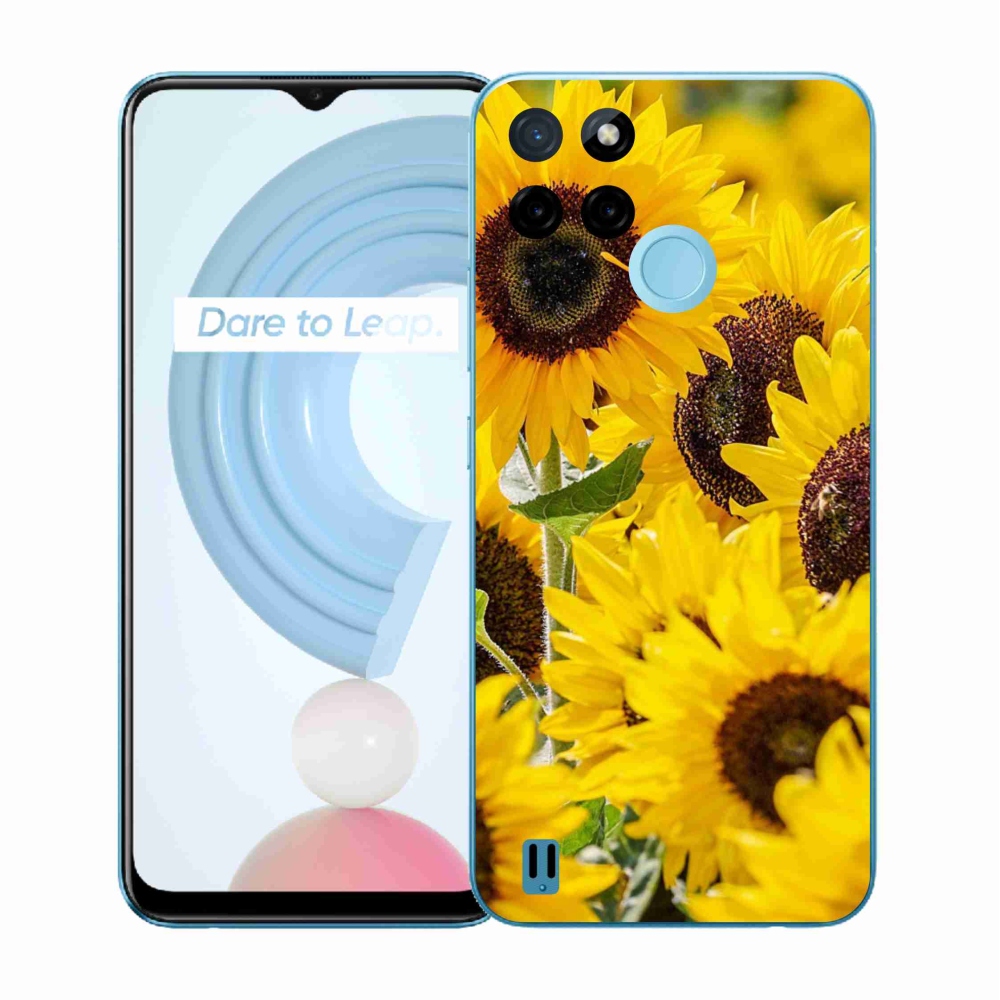 Zselés borítás mmCase a Realme C21Y/C25Y készülékhez - napraforgó