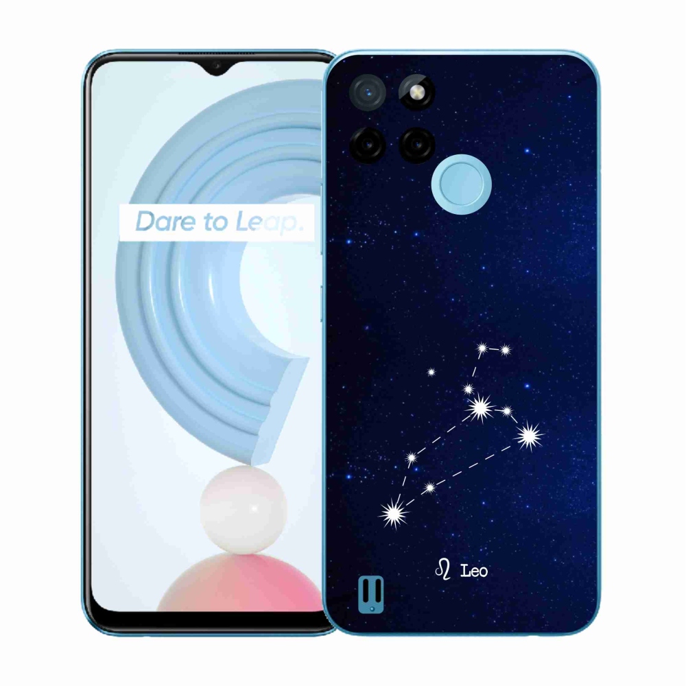 Zselés borítás mmCase a Realme C21Y/C25Y készülékhez - csillagkép Leo