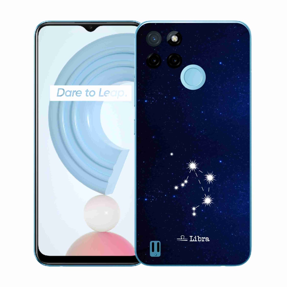 Gél borító mmCase a Realme C21Y/C25Y készülékhez - csillagkép Libra
