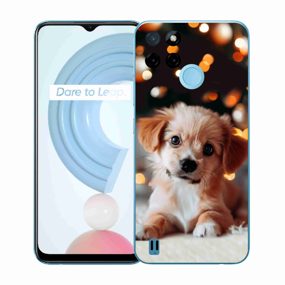Zselés borítás mmCase a Realme C21Y/C25Y készülékhez - puppy
