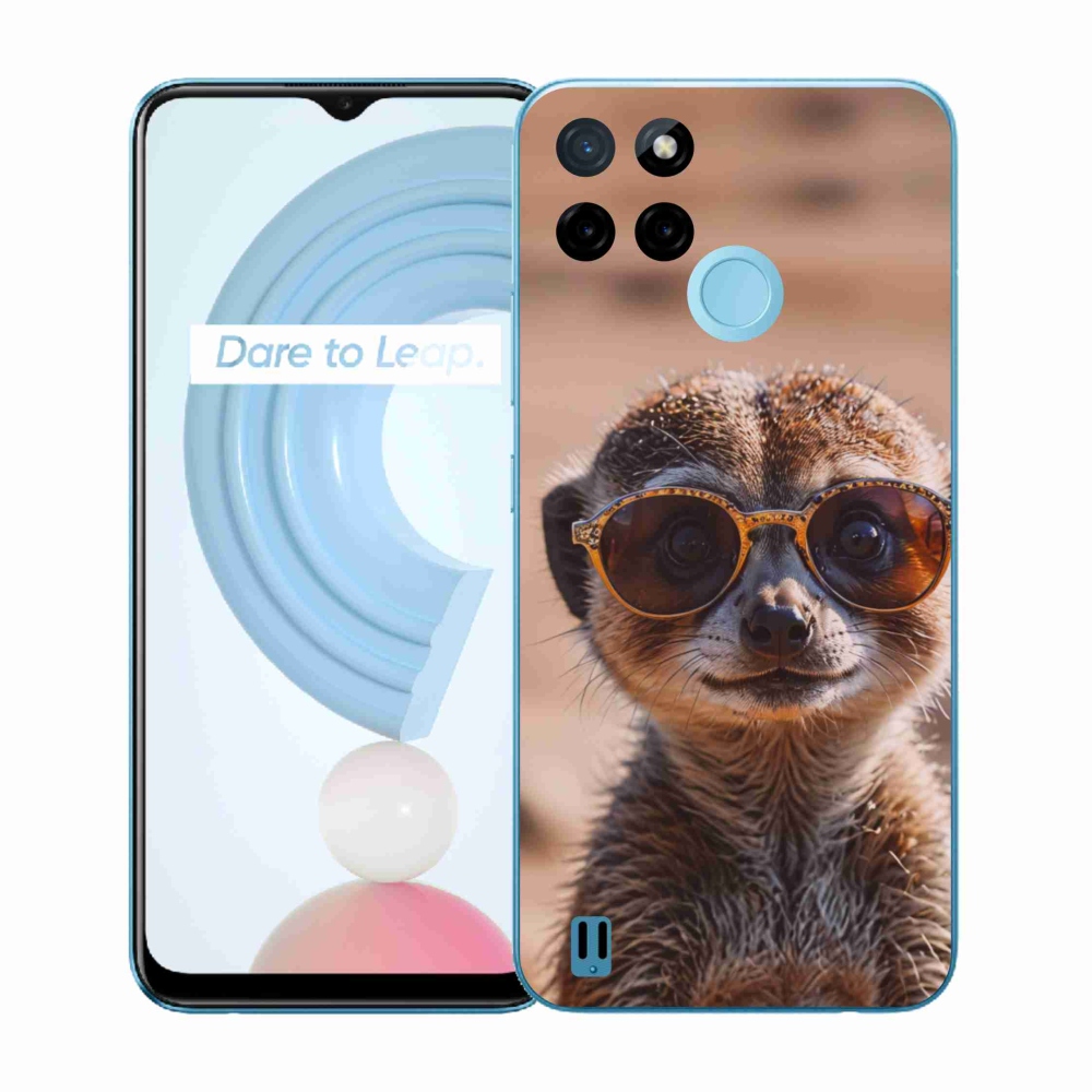 Gél borítás mmCase a Realme C21Y/C25Y készülékhez - stílusos surikata