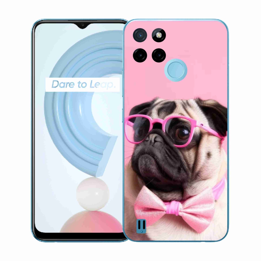 Zselés borítás mmCase a Realme C21Y/C25Y készülékhez - stílusos mopsz
