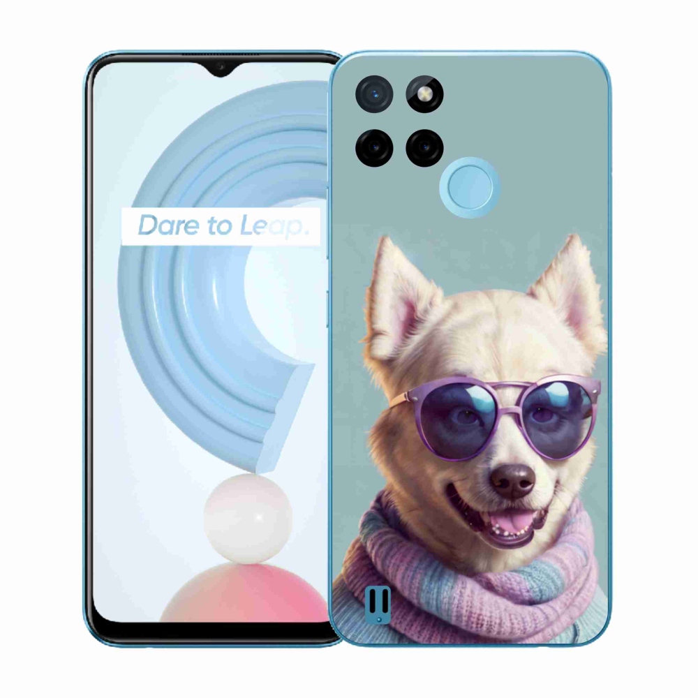 Zselés borítás mmCase a Realme C21Y/C25Y készülékhez - stílusos német felső rész