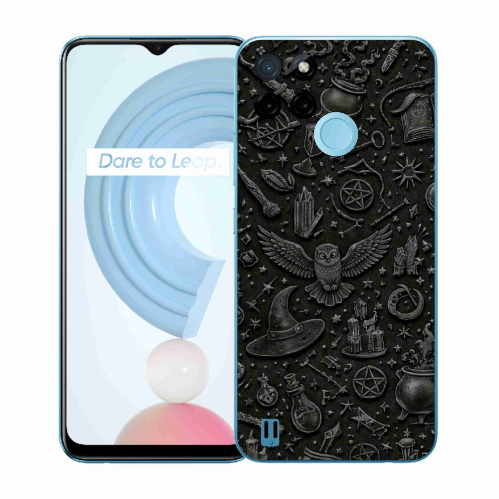 Zselés borítás mmCase a Realme C21Y/C25Y készülékhez - dark magic world