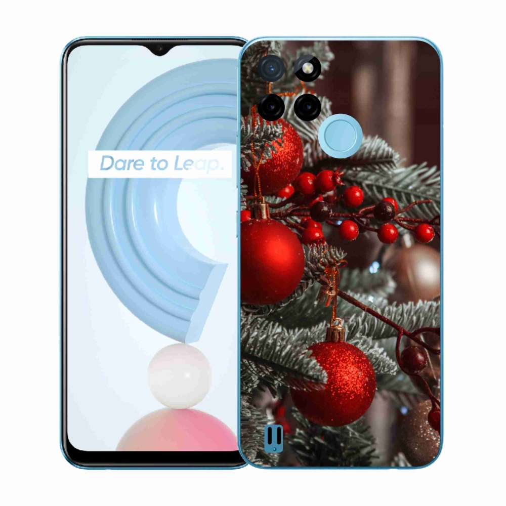 Zselés borítás mmCase a Realme C21Y/C25Y készülékhez - Karácsonyi dekorációk 2