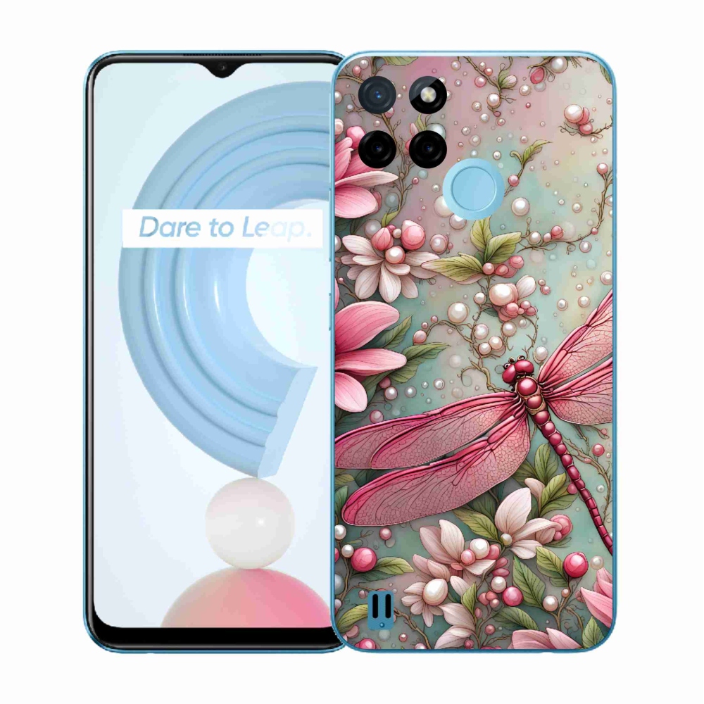 Zselés tok mmCase a Realme C21Y/C25Y készülékhez - szitakötő